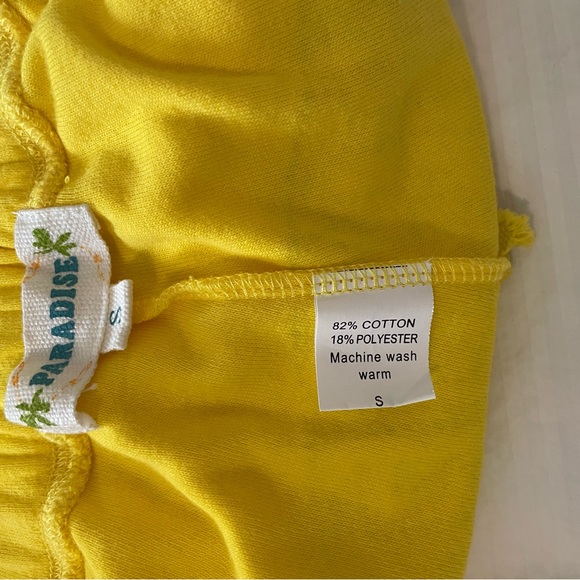 Women’s short Terry shorts with “South Beach” in silver stones. - Picture 3 of 3